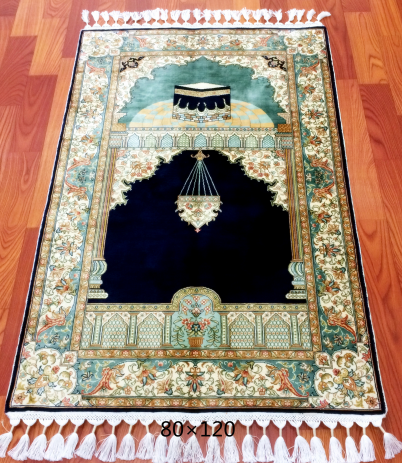 手工绢丝地毯 2.5*4 TXX-1541 黑