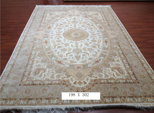 手工真丝地毯 6.4*9.84 TXJ-1222