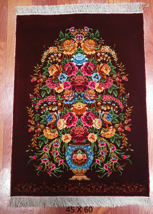 手工绢丝地毯 1.47*2 TXJ-1771  33#