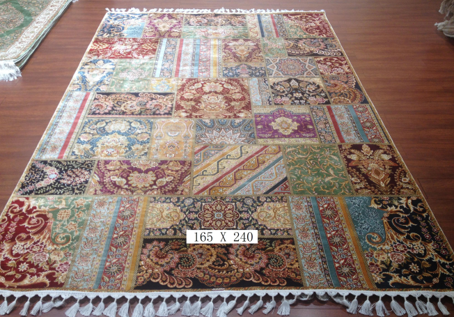 手工绢丝地毯5.4*7.87 TXW-1105