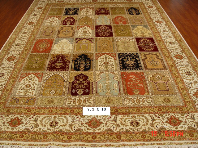 手工真丝地毯 7.3*10 TXQ-0913A