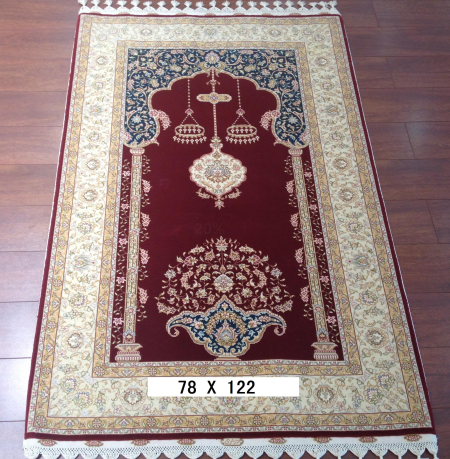 手工丝毛地毯 2.5*4.1 TXMD-0034 红