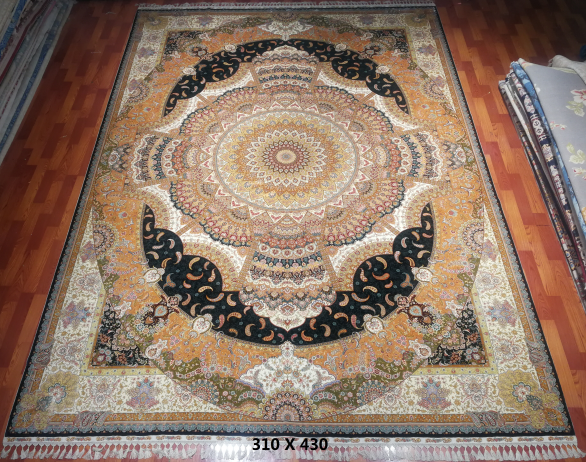 手工绢丝地毯10*14  TXJ-1422 50#