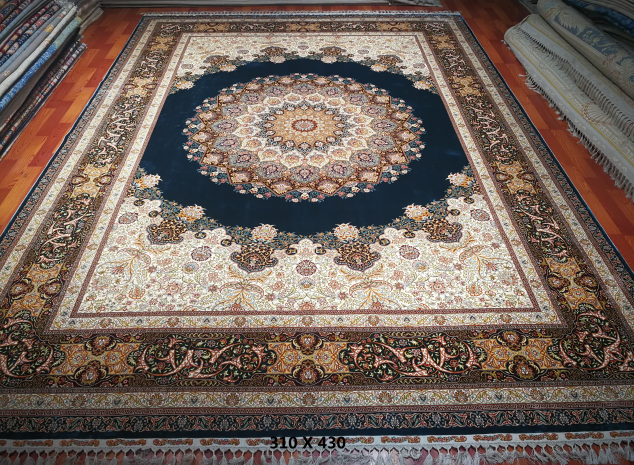 手工绢丝地毯10*14  TXX-1243