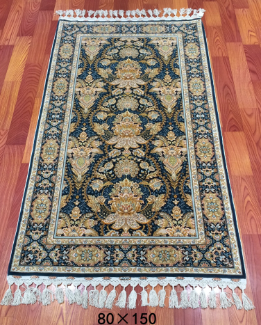 手工丝毛地毯 2.7*5 TXMD-1054蓝