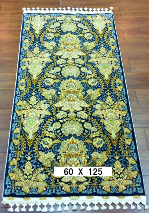 手工丝毛地毯 1.9*4.1 TXMD-1054蓝