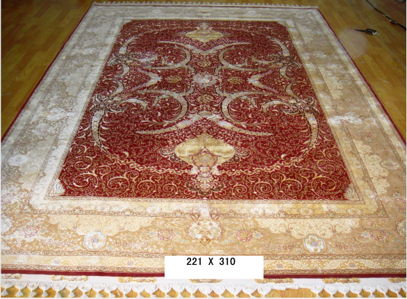 手工丝毛地毯 7*10 TXMD-1059红