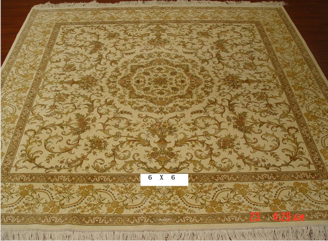 手工丝毛地毯 6*6 TXMD-0914