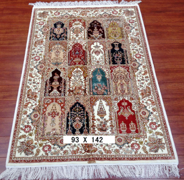 手工绢丝地毯 3*4.5 TXW-1110