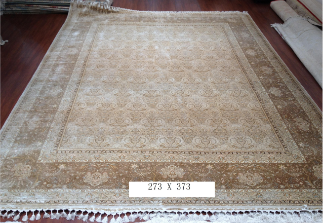 手工真丝地毯  9*12  TXD-1064棕