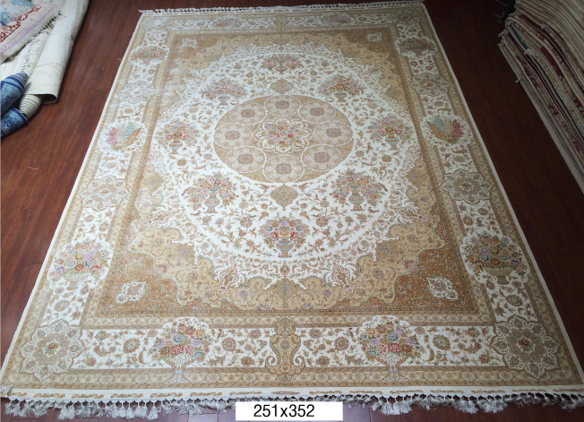 手工真丝地毯  8.2*11.48  TXW-1203 棕