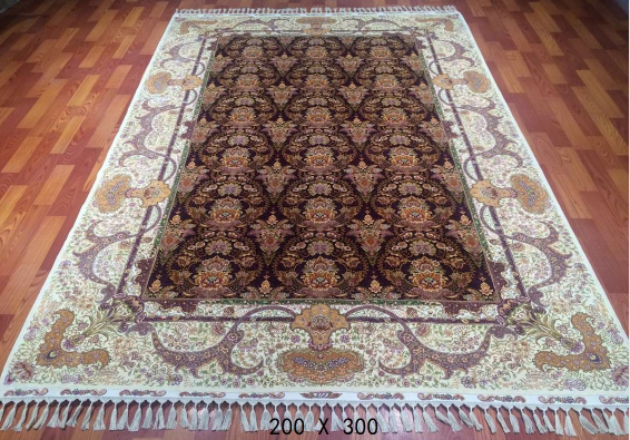 手工绢丝地毯 6.4*9.84 TXD-1054