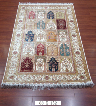 手工绢丝地毯 2.9*5 TXQ-0913