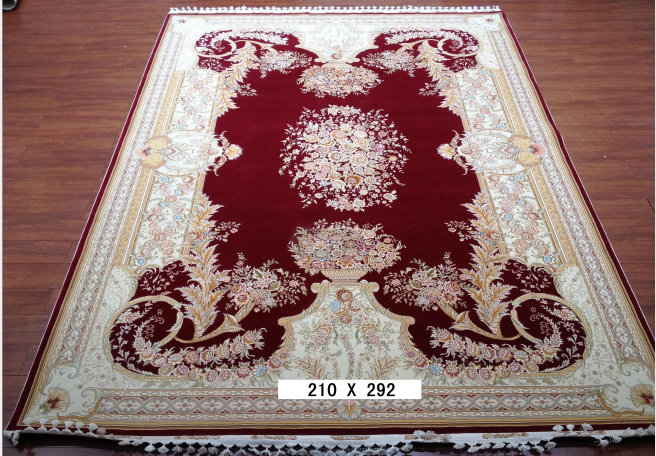 手工丝毛地毯 6.9*9.5 TXMX-1103红