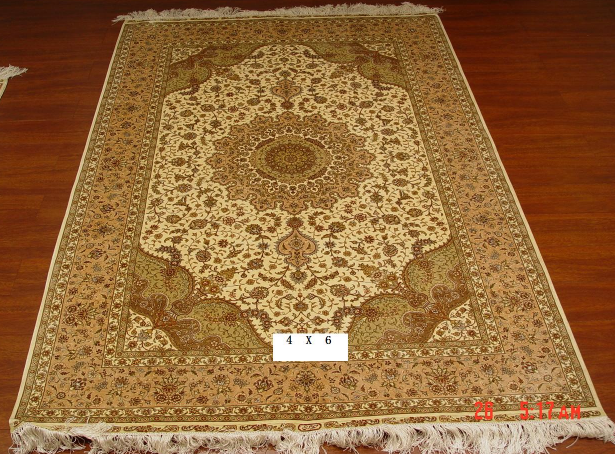 手工真丝地毯 4*6 TXQ-0901