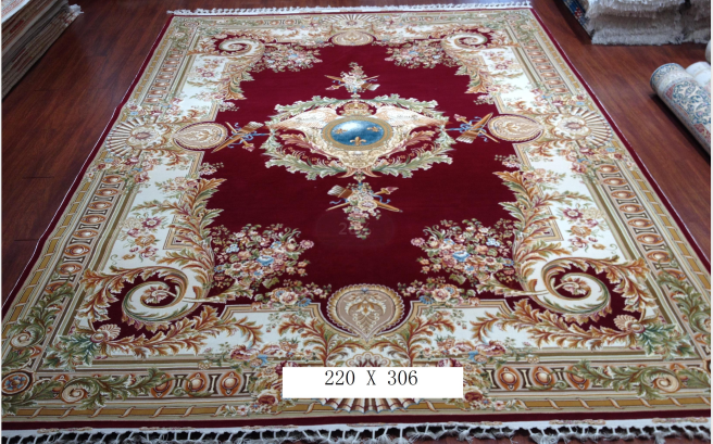 手工丝毛地毯 7*10 TXMX-1341红