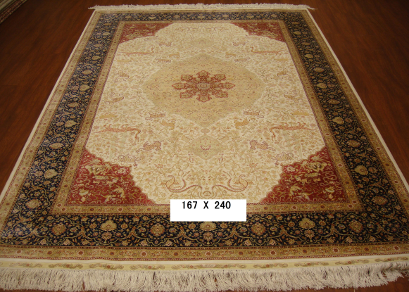 手工真丝地毯 5.4*7.87 TXW-0908