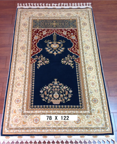 手工丝毛地毯2.5*4.1 TXMD-33蓝