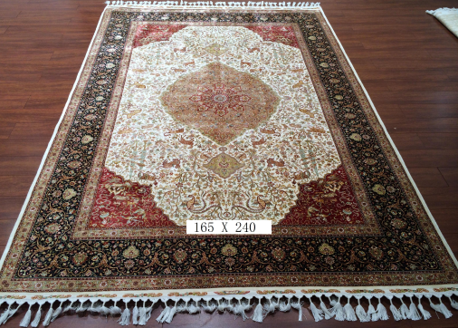 手工绢丝地毯5.4*7.87 TXW-0908