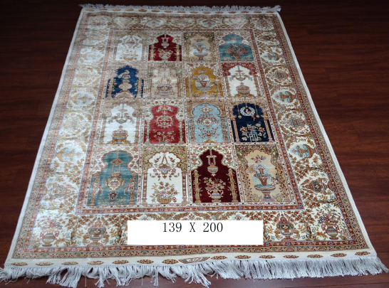 手工绢丝地毯  4.5*6.5 TXW-0909